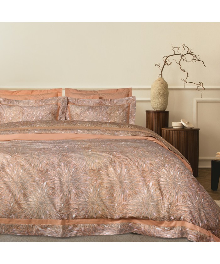 DAS HOME ΣΕΝΤΟΝΙΑ ΣΕΤ ΥΠΕΡΔΙΠΛΑ EXECUTIVE 1689 GREY, TERACOTTA