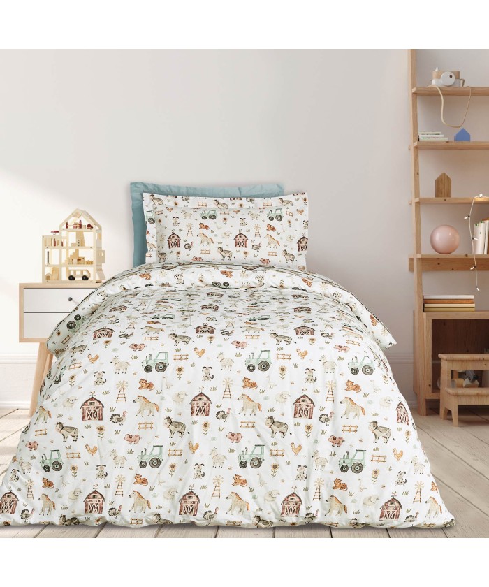 DAS KIDS ΣΕΤ ΣΕΝΤΟΝΙΑ ΜΟΝΑ 4916 COFFEE, GREY, WHITE