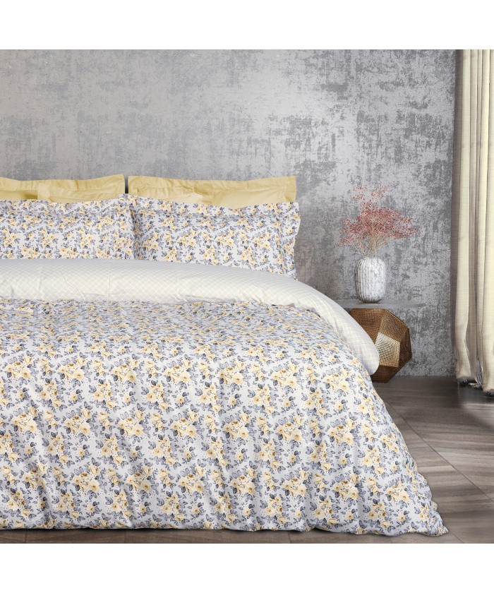 DAS HOME ΣΕΤ ΣΕΝΤΟΝΙΑ ΜΟΝΑ HAPPY 9650 GREY, IVORY