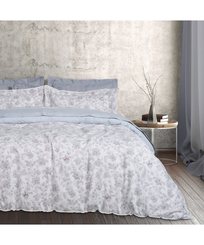 DAS HOME ΣΕΝΤΟΝΙΑ ΣΕΤ ΥΠΕΡΔΙΠΛΑ PRESTIGE 1684 BORDEAUX, GREEN, GREY