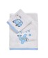DAS BABY ΣΕΤ ΠΕΤΣΕΤΕΣ 2 ΤΕΜΑΧΙΩΝ ΚΕΝΤΗΤΕΣ FUN 4918 BLUE, WHITE