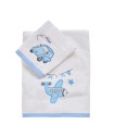 DAS BABY ΣΕΤ ΠΕΤΣΕΤΕΣ 2 ΤΕΜΑΧΙΩΝ ΚΕΝΤΗΤΕΣ FUN 4918 BLUE, WHITE
