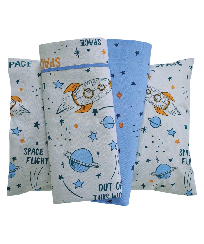 DAS BABY ΣΕΤ ΣΕΝΤΟΝΙΑ FUN 4912 BLUE, GREY, ORANGE