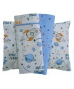 DAS BABY ΣΕΤ ΣΕΝΤΟΝΙΑ FUN 4912 BLUE, GREY, ORANGE