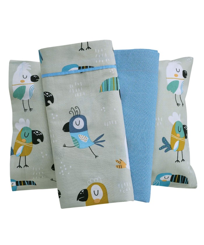 DAS BABY ΣΕΤ ΣΕΝΤΟΝΙΑ FUN 4914 BLUE, GREY, MINT