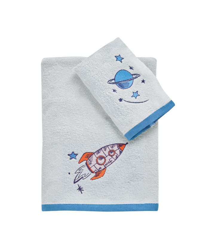 DAS BABY ΣΕΤ ΠΕΤΣΕΤΕΣ 2 ΤΕΜΑΧΙΩΝ ΚΕΝΤΗΤΕΣ FUN 4912 GREY, ORANGE
