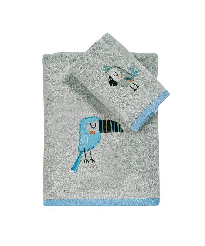 DAS BABY ΣΕΤ ΠΕΤΣΕΤΕΣ 2 ΤΕΜΑΧΙΩΝ ΚΕΝΤΗΤΕΣ FUN 4914 BLUE, GREY