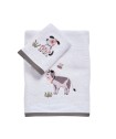 DAS BABY ΣΕΤ ΠΕΤΣΕΤΕΣ 2 ΤΕΜΑΧΙΩΝ ΚΕΝΤΗΤΕΣ FUN 4916 TAUPE, WHITE