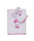DAS BABY ΣΕΤ ΠΕΤΣΕΤΕΣ 2 ΤΕΜΑΧΙΩΝ ΚΕΝΤΗΤΕΣ FUN 4917 PINK, WHITE