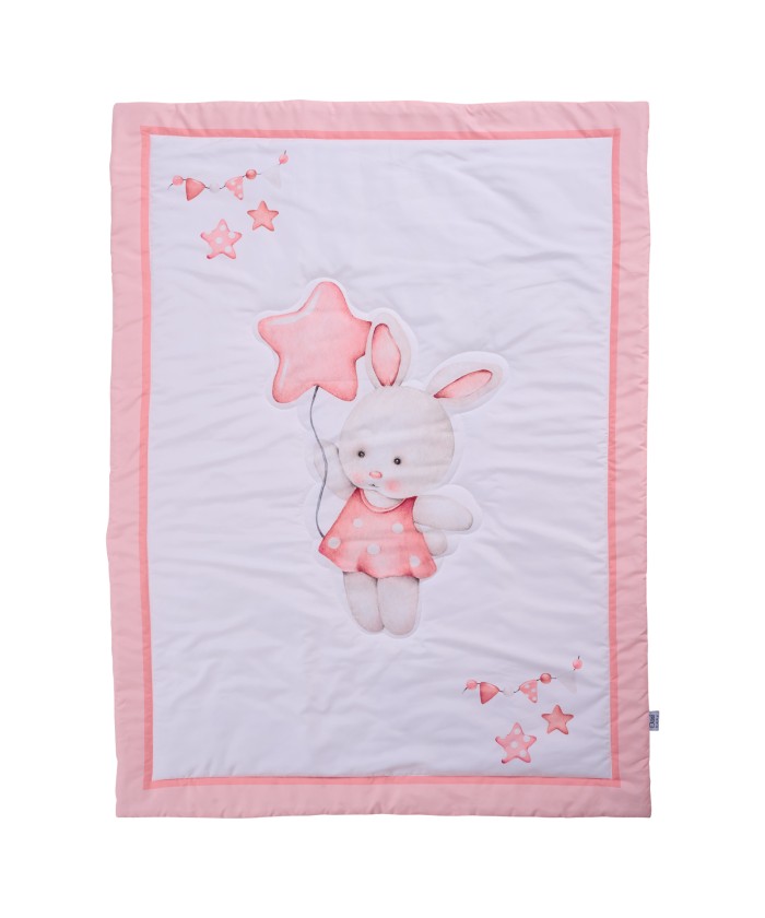DAS BABY ΠΑΠΛΩΜΑ FUN DIGITAL 4917 PINK, WHITE