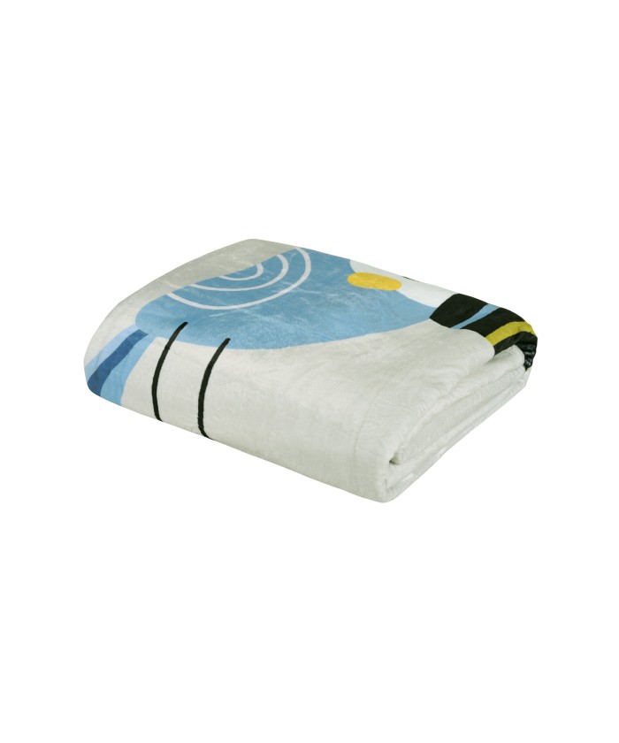 DAS BABY ΚΟΥΒΕΡΤΑ FLEECE 80X110 BABY FUN 4914 BLUE, GREY, MINT