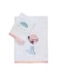 DAS BABY ΣΕΤ ΠΕΤΣΕΤΕΣ 2 ΤΕΜΑΧΙΩΝ ΚΕΝΤΗΤΕΣ FUN 4915 PINK, WHITE