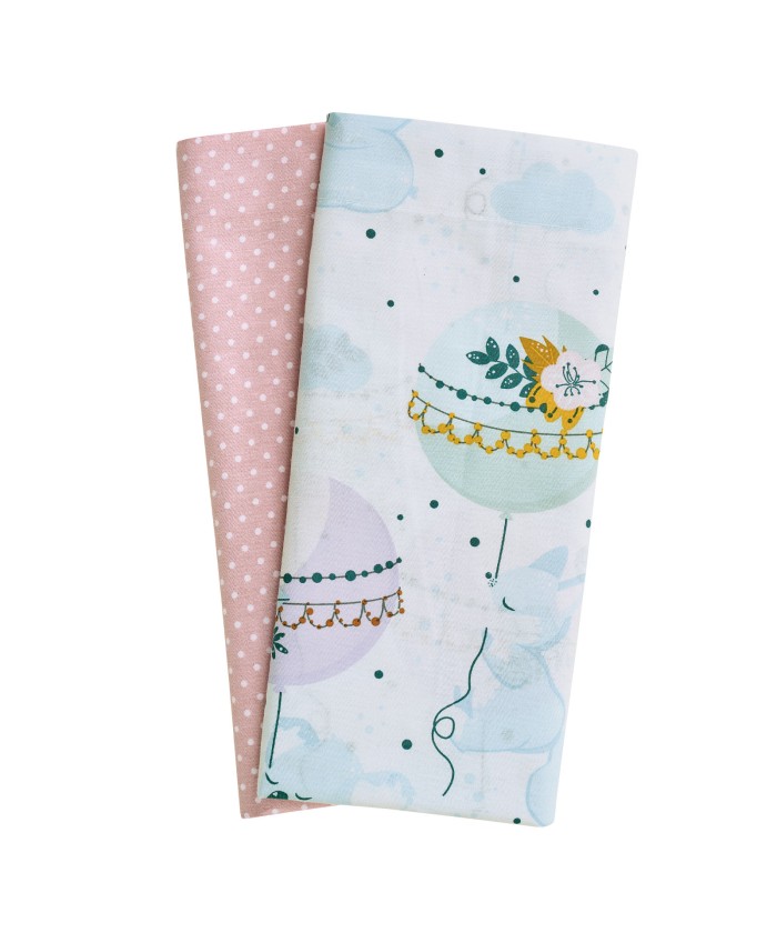 DAS BABY ΣΕΤ ΣΕΝΤΟΝΙΑ ΛΙΚΝΟΥ FUN 4915 LIGHT BLUE, MINT, PINK