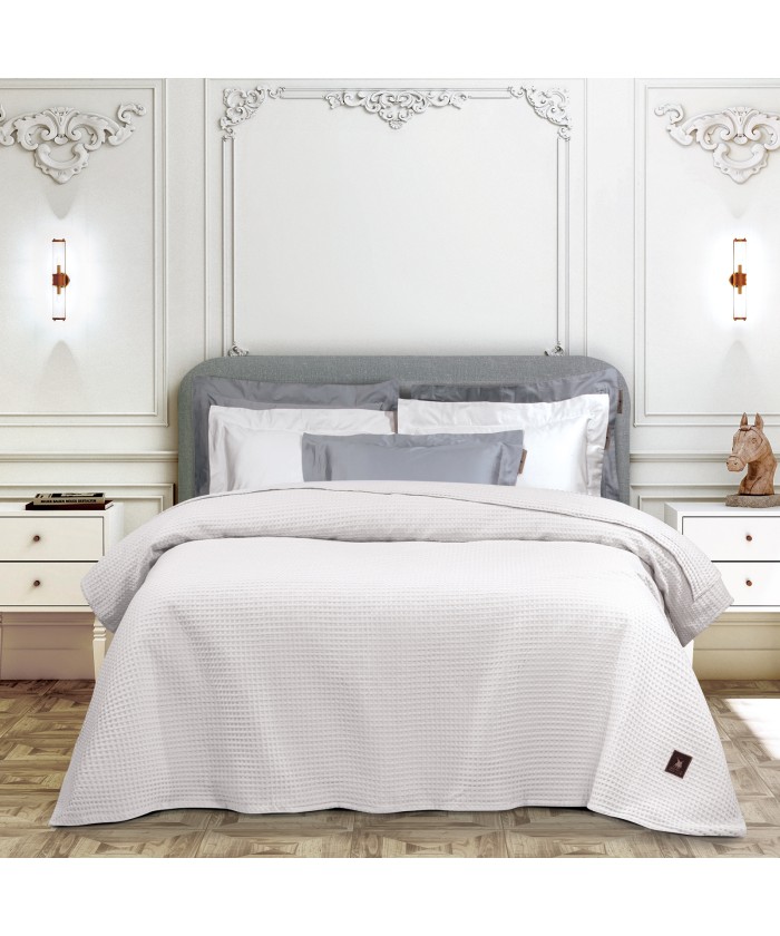 GREENWICH POLO CLUB ΚΟΥΒΕΡΤΑ ΠΙΚΕ 220X240 ESSENTIAL 3453 ΛΕΥΚΟ