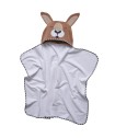 DAS BABY ΚΑΠΑ SMILE EMBROIDERY 4894 ΚΑΦΕ, ΛΕΥΚΟ