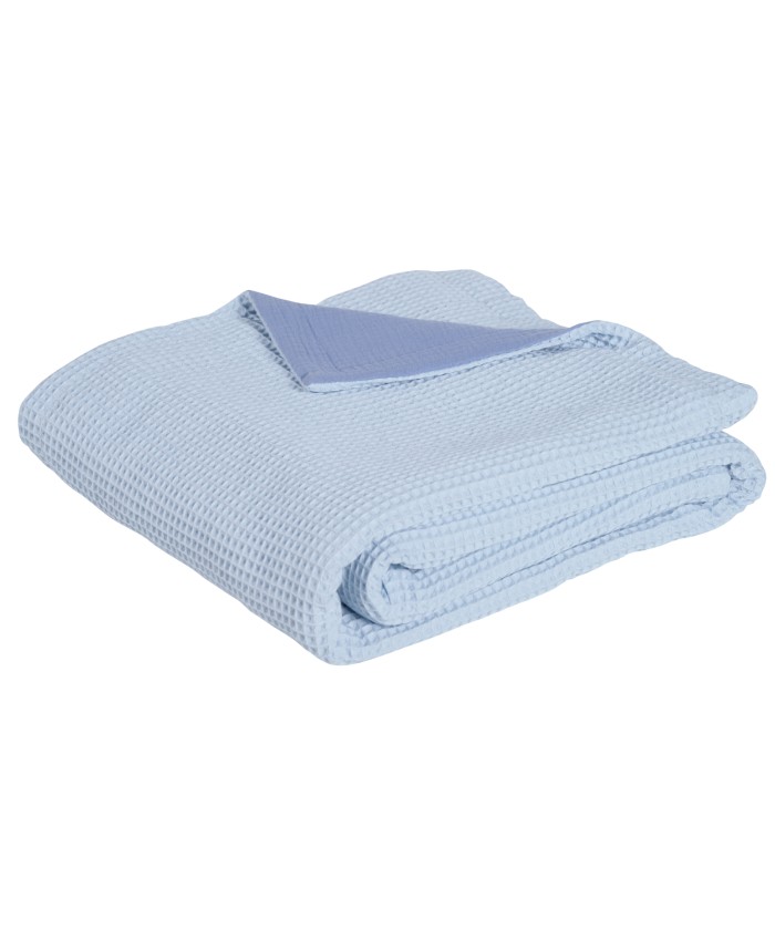 DAS BABY ΚΟΥΒΕΡΤΑ 110X150 RELAX 4883 ΓΑΛΑΖΙΟ, ΜΠΛΕ