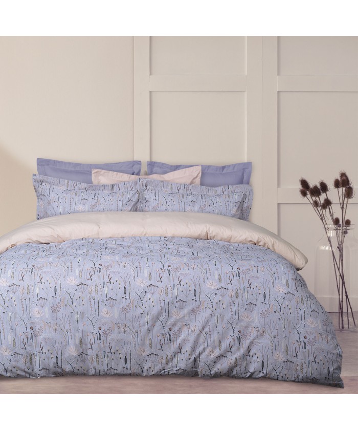 DAS HOME ΣΕΤ ΣΕΝΤΟΝΙΑ ΜΟΝΑ ΜΕ ΛΑΣΤΙΧΟ CASUAL 5416 ΛΙΛΑ, ΜΑΥΡΟ, ΜΠΕΖ