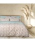 DAS HOME ΣΕΤ ΣΕΝΤΟΝΙΑ ΜΟΝΑ ΜΕ ΛΑΣΤΙΧΟ CASUAL 5415 ΜΕΝΤΑ, ΜΠΕΖ, ΡΟΔΙ