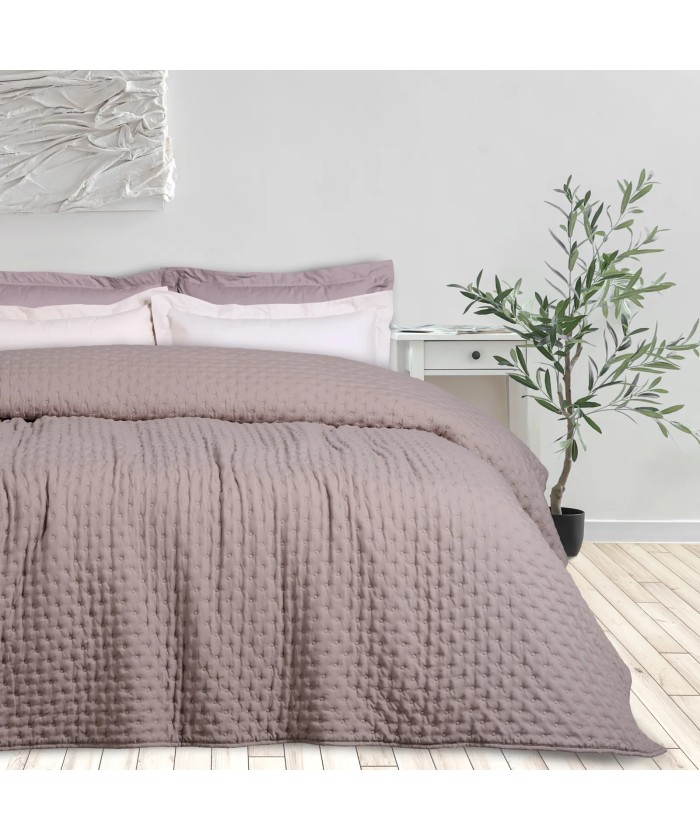 DAS HOME ΚΟΥΒΕΡΛΙ ΥΠΕΡΔΙΠΛΟ HAPPY 9628 TAUPE