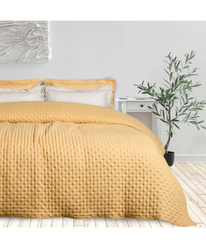 DAS HOME ΚΟΥΒΕΡΛΙ ΜΟΝΟ HAPPY 9631 OCHRE