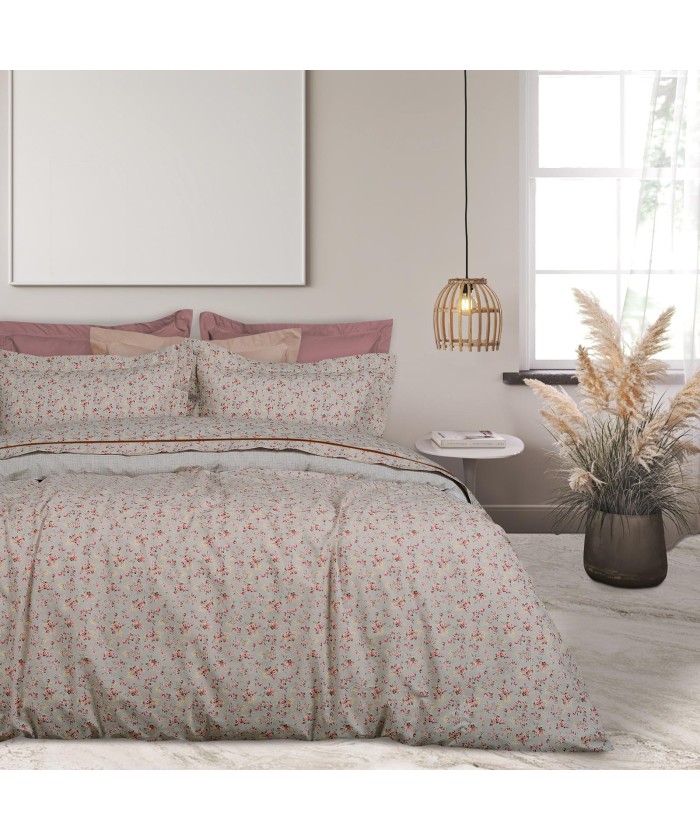 DAS HOME ΚΟΥΒΕΡΛΙ ΜΟΝΟ DAILY 9619 ECRU, GREY, PINK