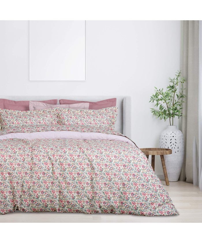 DAS HOME ΚΟΥΒΕΡΛΙ ΜΟΝΟ DAILY 9621 CREAM, PINK, ROSE