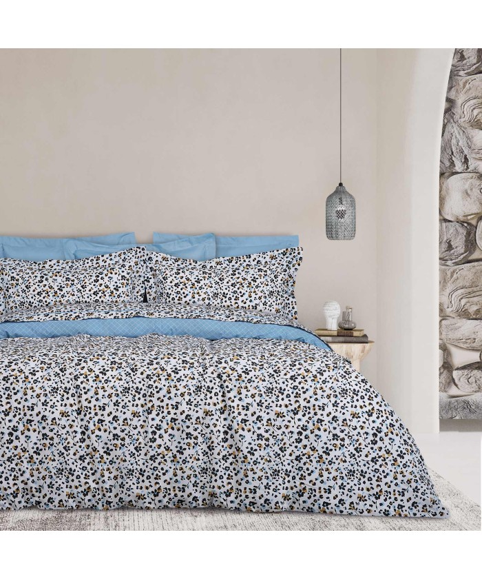 DAS HOME ΚΟΥΒΕΡΛΙ ΜΟΝΟ DAILY 9622 BLACK, BLUE, ECRU