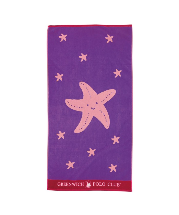 GREENWICH POLO CLUB JUNIOR ΠΕΤΣΕΤΑ ΘΑΛΑΣΣΗΣ 70Χ140 3898 PURPLE