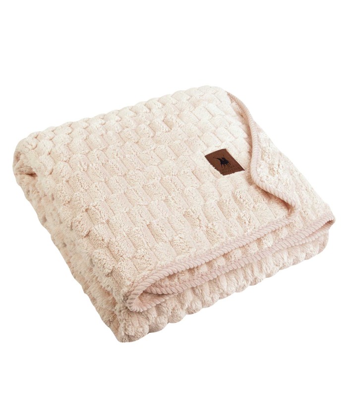 GREENWICH POLO CLUB ΚΟΥΒΕΡΤΑ FLEECE 80X110 ΒΑΒΥ 8836 BEIGE
