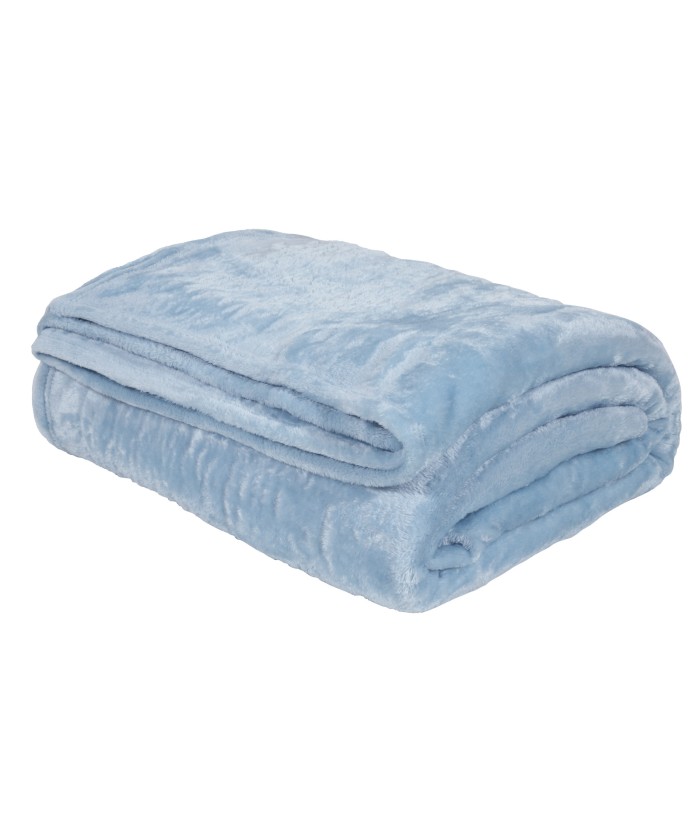 DAS BABY ΚΟΥΒΕΡΤΑ VELOUR 110Χ150 RELAX 1344 ΓΑΛΑΖΙΟ
