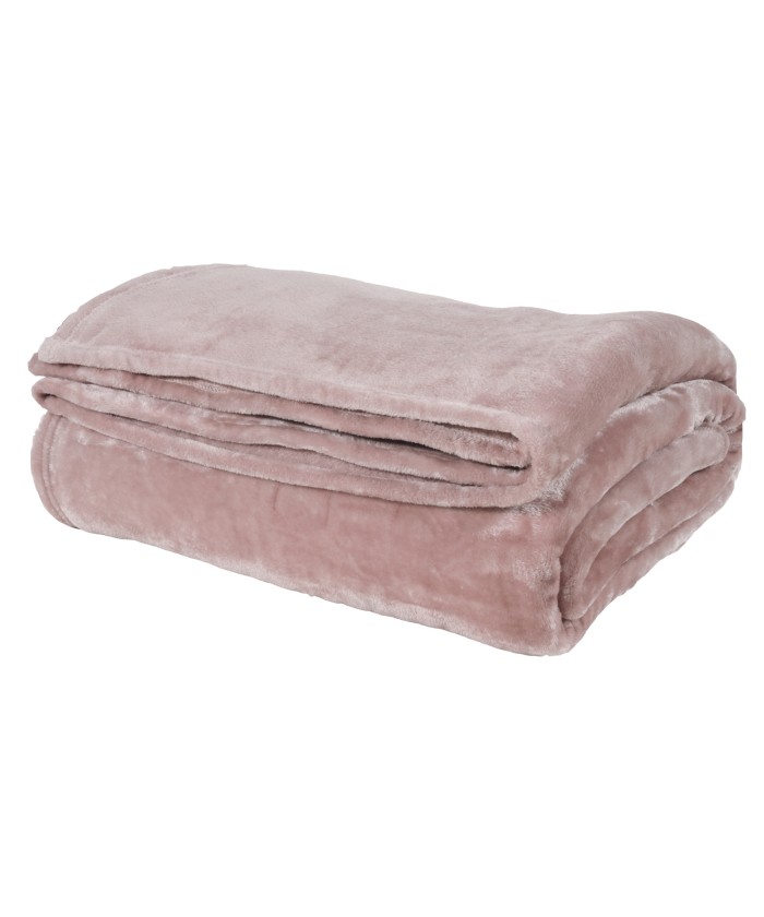 DAS BABY ΚΟΥΒΕΡΤΑ VELOUR 80X110 RELAX 1346 ΡΟΖ