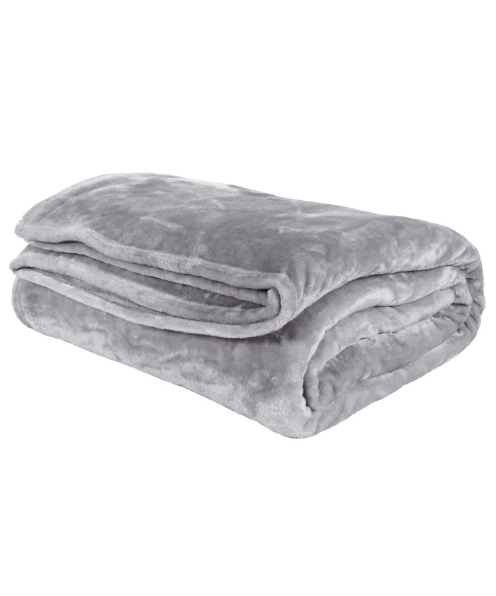 DAS BABY ΚΟΥΒΕΡΤΑ VELOUR 110Χ150 RELAX 1342 ΓΚΡΙ