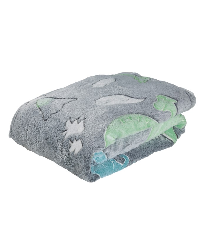 DAS BABY ΚΟΥΒΕΡΤΑ FLEECE 80X110 RELAX 4865 ΓΚΡΙ, ΜΠΛΕ, ΠΡΑΣΙΝΟ