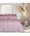 DAS HOME ΣΕΤ ΣΕΝΤΟΝΙΑ ΜΟΝΑ ΜΕ ΛΑΣΤΙΧΟ CASUAL 5408 ΛΕΥΚΟ, ΡΟΖ