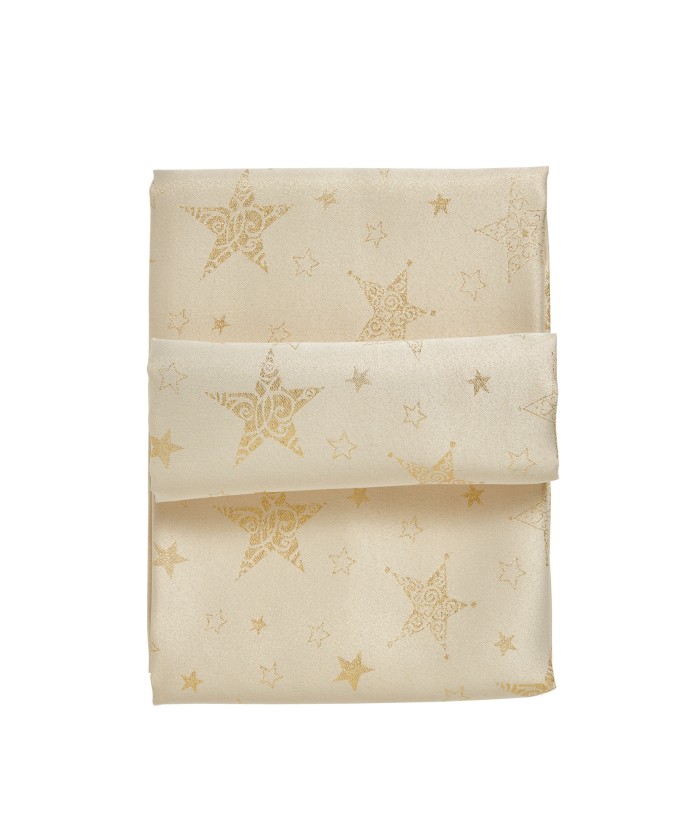 DAS HOME CHRISTMAS RUNNER 45Χ140 0717 ΜΠΕΖ, ΧΡΥΣΟ
