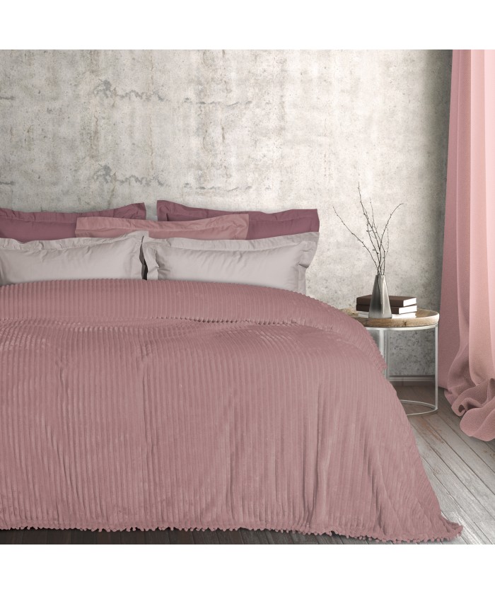 DAS HOME ΚΟΥΒΕΡΤΑ FLEECE 220Χ240 1354 NUDE