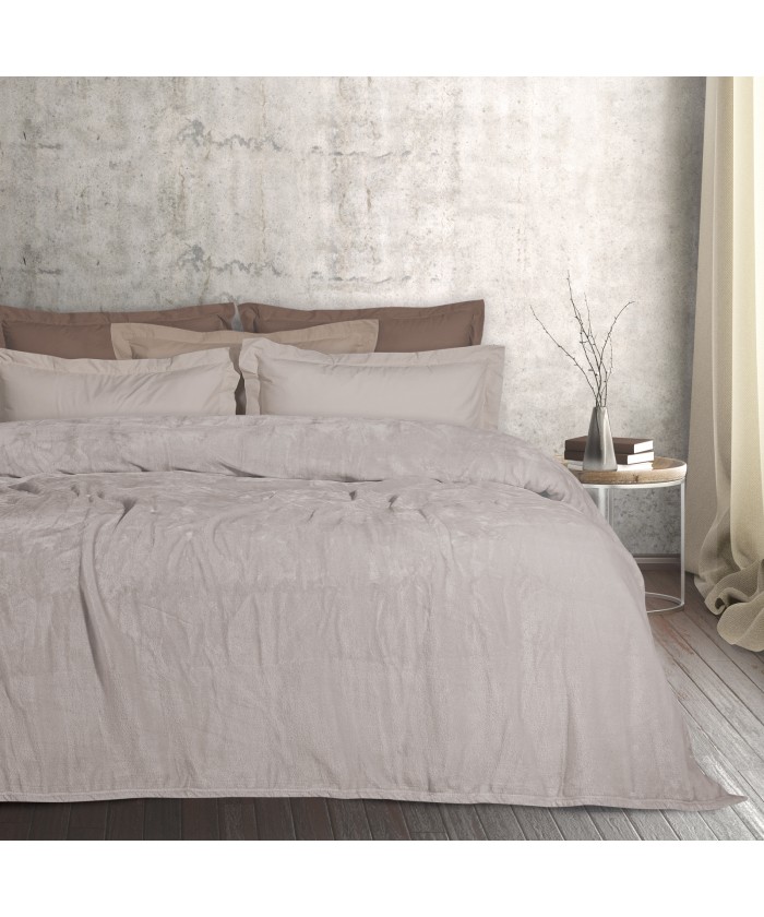 DAS HOME ΚΟΥΒΕΡΤΑ VELOUR ΥΠΕΡΔΙΠΛΗ 1345 ΜΠΕΖ