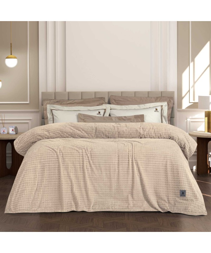 GREENWICH POLO CLUB ΚΟΥΒΕΡΤΑ FLEECE 160X220 ESENTIAL 3448 ΙΒΟΥΑΡ