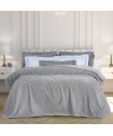 GREENWICH POLO CLUB ΚΟΥΒΕΡΤΑ VELOUR ΥΠΕΡΔΙΠΛH ESSENTIAL 3442 ΑΣΗΜΙ
