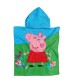 ΠΟΝΤΣΟ ΘΑΛΑΣΣΗΣ 50Χ115 PEPPA PIG 5869 ΓΑΛΑΖΙΟ, ΠΡΑΣΙΝΟ, ΡΟΖ