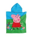 ΠΟΝΤΣΟ ΘΑΛΑΣΣΗΣ 50Χ115 PEPPA PIG 5869 ΓΑΛΑΖΙΟ, ΠΡΑΣΙΝΟ, ΡΟΖ