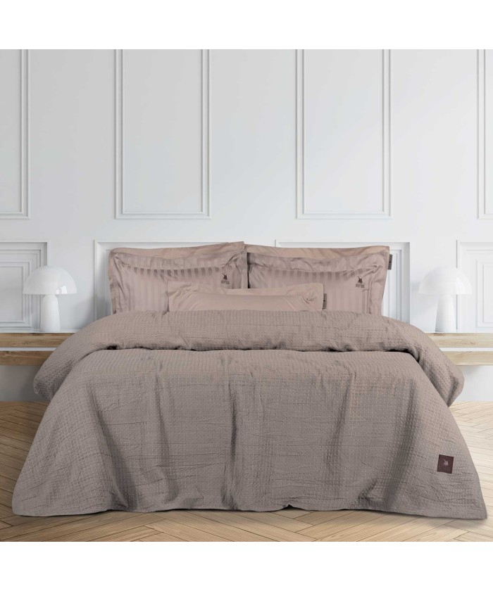GREENWICH POLO CLUB ΚΟΥΒΕΡΤΑ ΠΙΚΕ 230X250 ESSENTIAL 3401 ΜΠΕΖ