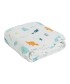 DAS BABY ΚΟΥΒΕΡΤΑ-ΜΟΥΣΕΛΙΝΑ 105X150 RELAX 6623 ΛΕΥΚΟ, ΜΠΛΕ, ΠΟΡΤΟΚΑΛΙ