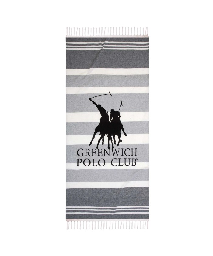 GREENWICH POLO CLUB ΠΕΤΣΕΤΑ-ΠΑΡΕΟ 80Χ170 3841 GREY