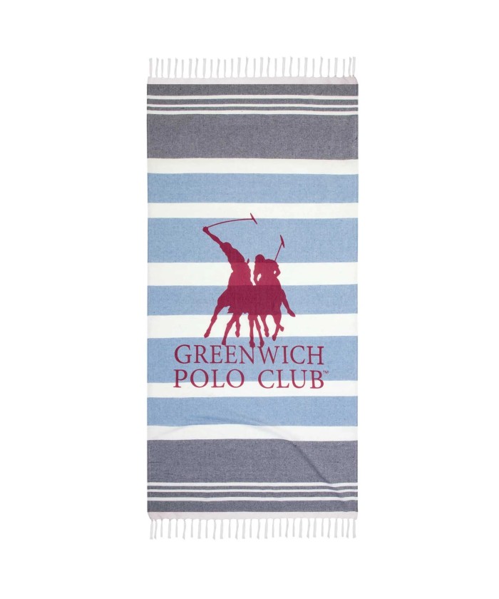 GREENWICH POLO CLUB ΠΕΤΣΕΤΑ-ΠΑΡΕΟ 80Χ170 3843 BLUE