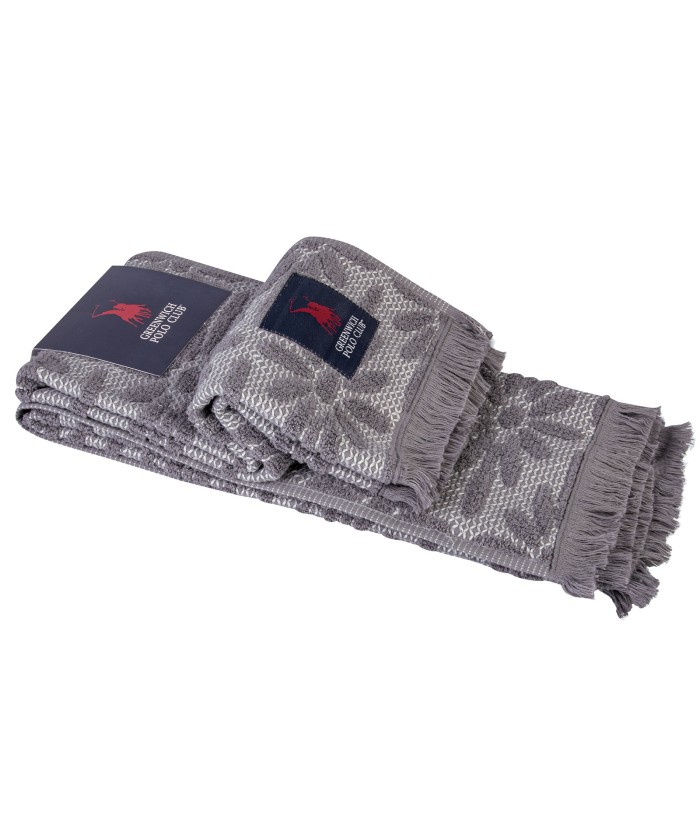 GREENWICH POLO CLUB ΠΕΤΣΕΤΕΣ ΚΟΥΖΙΝΑΣ ΣΕΤ 2TMX 40Χ60 2706 GREY