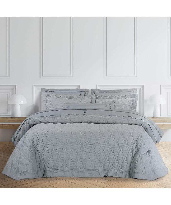 GREENWICH POLO CLUB ΚΟΥΒΕΡΛΙ ΥΠΕΡΔΙΠΛΟ ΣΕΤ 2160 GREY