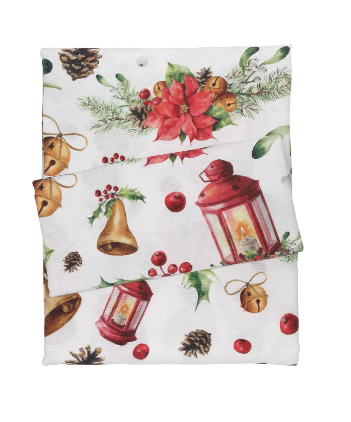 DAS HOME CHRISTMAS RUNNER 45Χ140 0624 ΚΟΚΚΙΝΟ, ΜΠΕΖ, ΧΡΥΣΟ