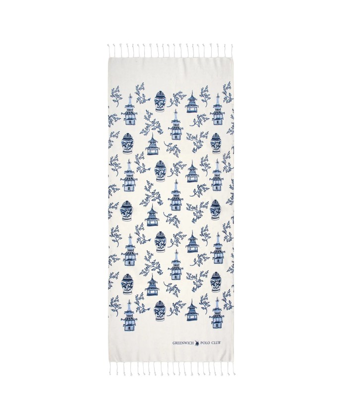 GREENWICH POLO CLUB ΠΕΤΣΕΤΑ-ΠΑΡΕΟ 80Χ180 3670 BLUE