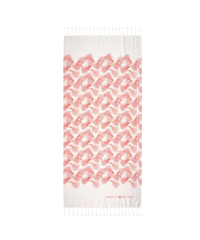 GREENWICH POLO CLUB ΠΕΤΣΕΤΑ-ΠΑΡΕΟ 80Χ180 3664 CORAL